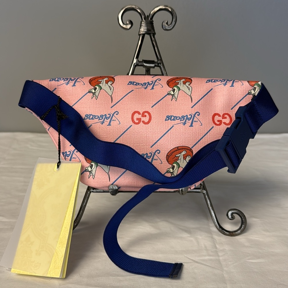 Gucci x Jetsons Pink Belt Bag | Authentic GG Waist Pack - Picture 4 of 7